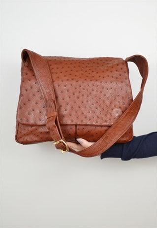 LEATHER MESSENGER BAG