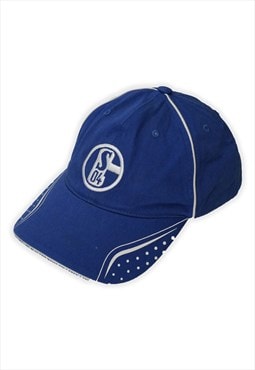 Vintage Adidas FC Shalke 04 Blue Baseball Cap Womens