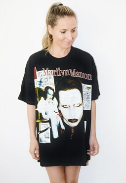 Vintage Rare 90s Marilyn Manson Antichrist Superstar T-Shirt