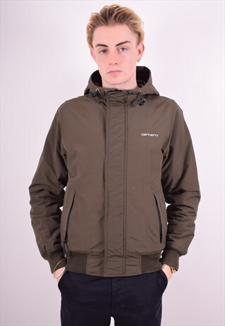 CARHARTT MENS VINTAGE JACKET XS KHAKI 90'S