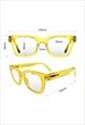 TRICKY BLUE BLOCKERS 50S BOLD TRANSPARENT YELLOW