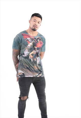 NAPOLEON TSHIRT ALL OVER PRINT GRAPHIC T-SHIRT