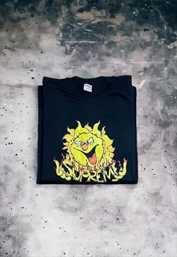 Sun Print Supreme Spell Out T Shirt