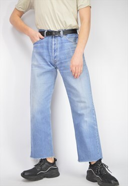 Vintage blue LEVI'S 501 denim straight Jeans trousers