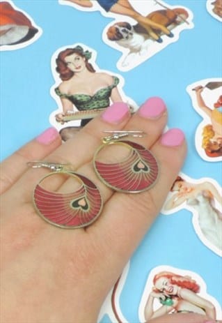 VINTAGE HEART EARRINGS