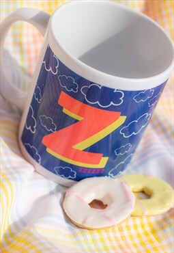 Colourful Alphabet Letter Z Mug 