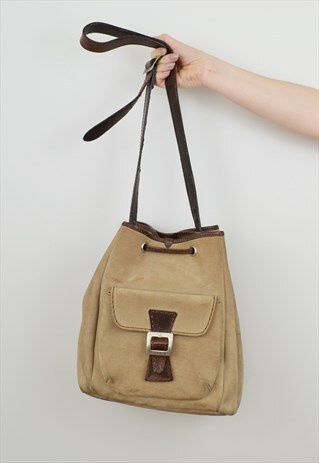 SUEDE BUCKET BAG