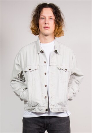 90'S VINTAGE LIGHT GREY CORD LEVI'S JACKET