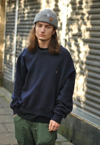 VINTAGE 90S TOMMY HILFIGER OG CREST SWEATER