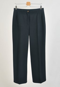 Vintage 00s wide leg trousers in black