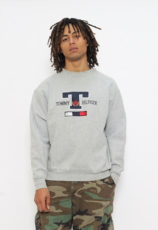 VINTAGE TOMMY HILFIGER CREW NECK SWEATSHIRT