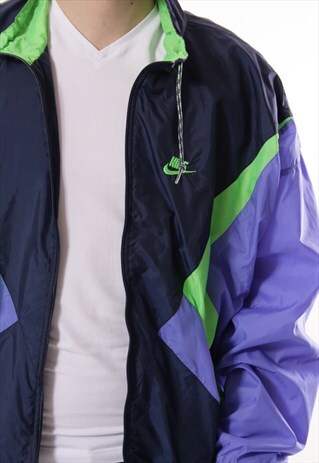 VINTAGE VTG RARE NIKE SHELL JACKET LOGO OVERSIZED 12968