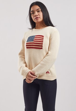 VINTAGE RALPH LAUREN KNITTED JUMPER