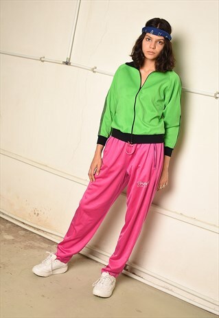 VINTAGE 90S ATHLEISURE SPORTS TRACKSUIT TROUSERS JOGGERS