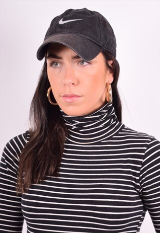 NIKE WOMENS VINTAGE CAP ONE SIZE BLACK 90'S