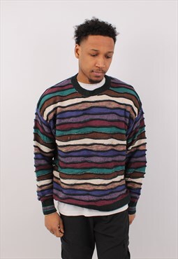 Vintage Men's Alberto Ganti Coogi Style Crew Neck Sweater