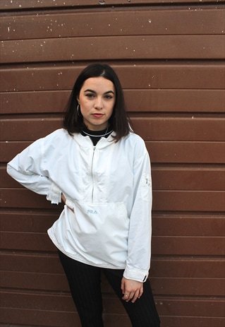 WHITE FILA JACKET