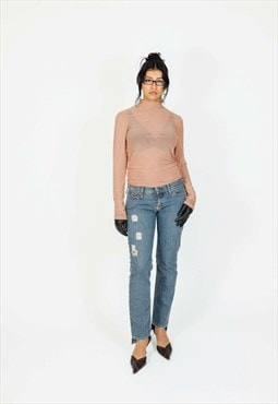 Vintage 00s Replay Jeans With Tacks