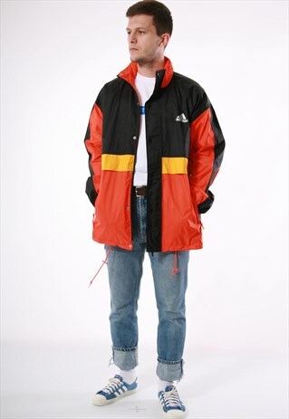 90S VINTAGE ADIDAS RARE OLDSCHOOL RAINPROOF JACKET 13651