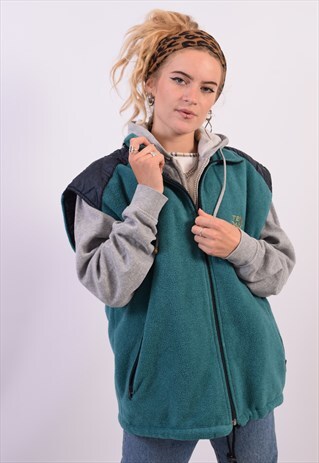 VINTAGE FILA HOODIE SWEATER GREY
