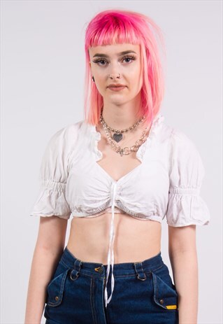 VINTAGE 90'S MILK MAID CROP TOP