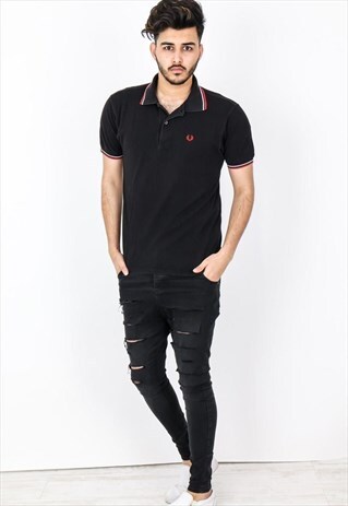 VINTAGE FRED PERRY POLO T-SHIRT