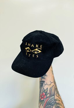 Vintage snake eyes Embroidered Hat Cap