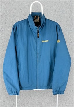 Timberland Blue Jacket Windbreaker Bomber Mens Small