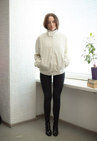 VINTAGE 80'S CREAM LIGHT JACKET