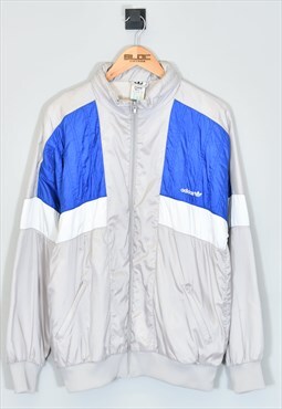 Vintage Adidas Shell Jacket Grey XLarge