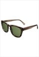 Polarized Sunglasses made of BIO Acetate with Green Lenses 