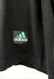 VINTAGE 90S ADIDAS EQUIPMENT BLACK LONG SLEEVED T-SHIRT 