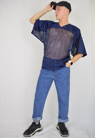 VINTAGE RAVE BLUE FESTIVAL T-SHIRT