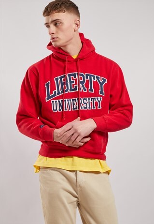 VINTAGE JANSPORT LIBERTY UNIVERSITY HOODIE