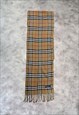 VINTAGE EARLY 00S NOVA CHECK ICONIC BURBERRY SCARF