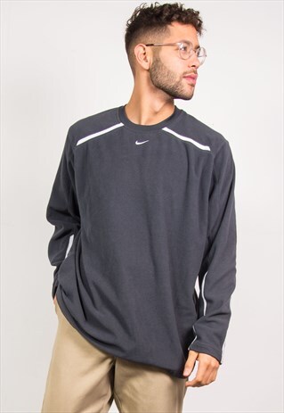 NIKE GREY SWEATSHIRT FLEECE