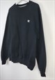 VINTAGE CHAMPION SWEATSHIRT CLASSIC Y2K IN BLACK L