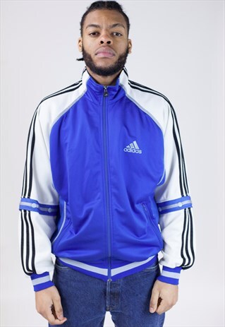 VINTAGE 90S ADIDAS QUARTER BUTTON-OFF SLEEVES JACKET