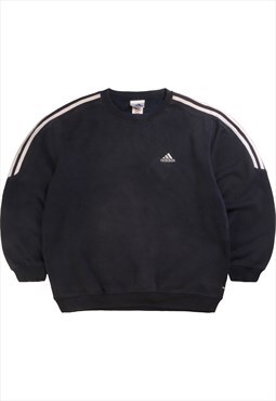 Vintage 90's Adidas Sweatshirt Heavyweight Crewneck Navy