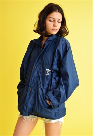 90'S RETRO ATHLEISURE SPORTS WILSON WINDBREAKER JACKET