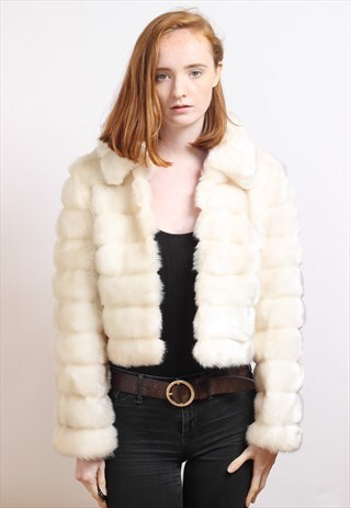 VINTAGE FAUX FUR JACKET