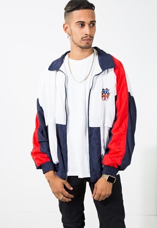 VINTAGE ELLESSE SPORT SHELL JACKET / S2227