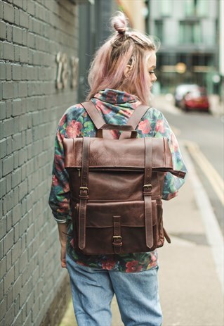 PREMIUM COCO LEATHER HIKER BACKPACK