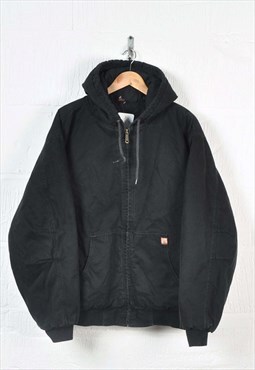 Vintage Dri Duck Workwear Active Jacket Black XXL