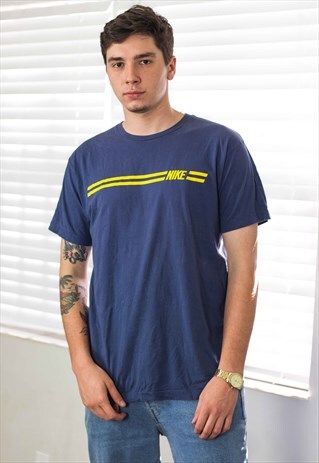 VINTAGE NIKE T-SHIRT LOGO 90S L 5.9