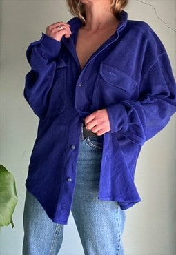 Vintage Fila Purple Fleece Shirt