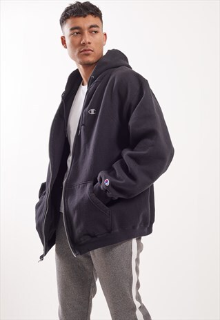 VINTAGE CHAMPION ZIP-UP HOODIE