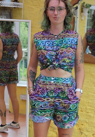 matching shorts and top