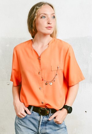 VINTAGE 80S SHIRT WITH CHAIN