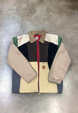 Vintage Upcycled Reworked Carhartt Abstract Patchwork Jacket